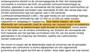 Brief aan de Tweede Kamer